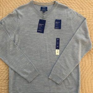 NWT - Apt. 9 Seriously Soft Light Blue V-neck sweater - M